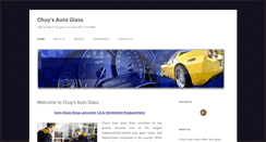 Desktop Screenshot of chuysautoglass.com