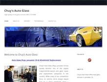 Tablet Screenshot of chuysautoglass.com